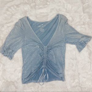 American Eagle Ruched Shirt